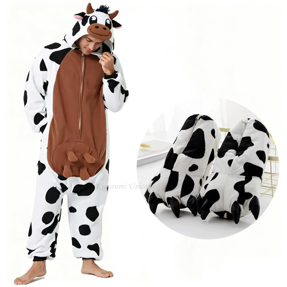 Women Shoes Xxl - Kuh Tier Kigurumi Einhorn Pyjama Halloween
