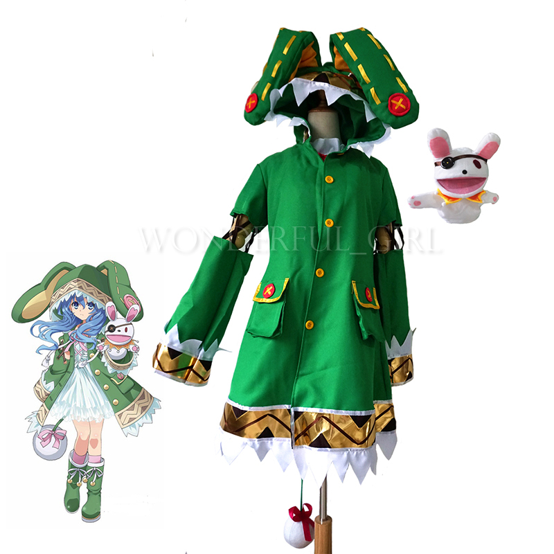 Women Shoes Xxl - Date A Live Yoshino Cosplay-Kostüm, grüner
