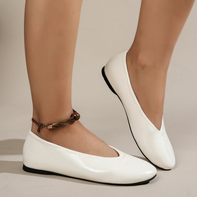 Women'S Shoes Clogs - Komfortable Runde Spitze Flache Schuhe Damen