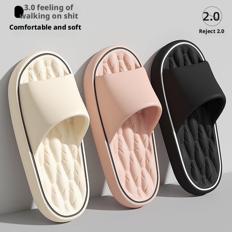 Mule Slip On - Hausschuhe mit Linienmuster für Paare –