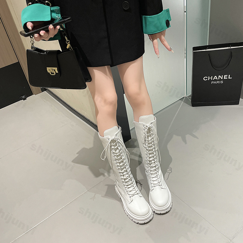 Damen Ritterstiefel Plateau Ch – Knee High Boots Women Bewertung und Preis