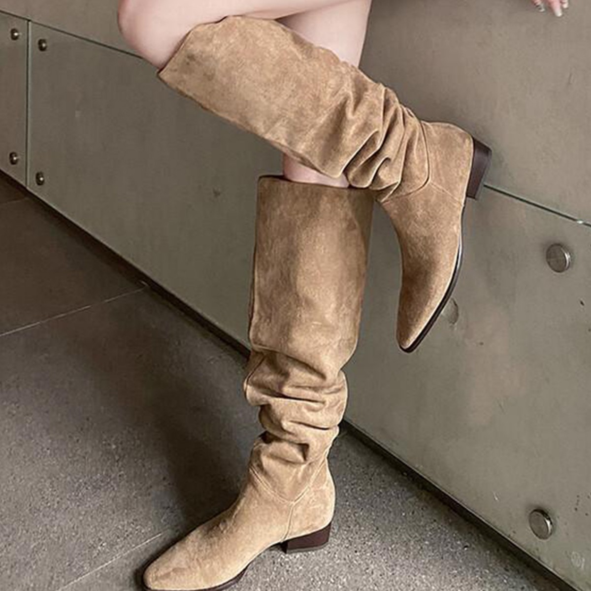 Damen-Kniehohe Stiefel 2026 Fr – Sock Boot Women Bewertung und Preis