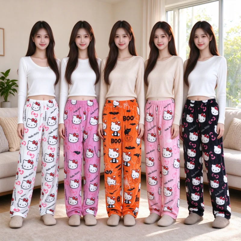 Hello Kitty, weiche Flanell-Sc – Women Shoes Xxl Bewertung und Preis