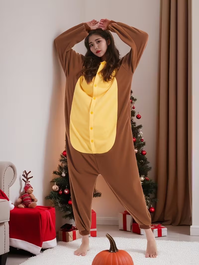 Erwachsenen-Braubär-Kigurumi-E – Women Shoes Xxl Bewertung und Preis