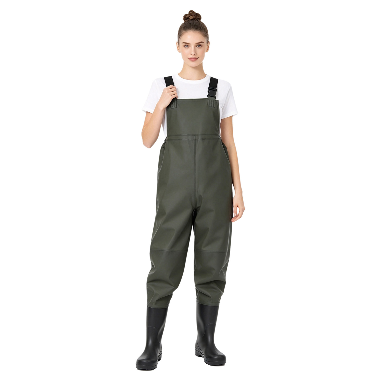 Damen-Halbbody-Wathose aus PVC – Women Shoes Xxl Bewertung und Preis