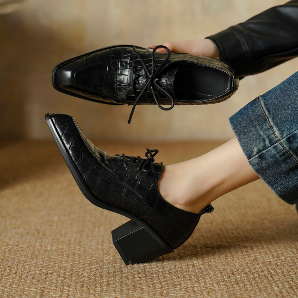 Damenschuhe aus Echtleder 2026 – Oxford Lace Up Women Bewertung und Preis